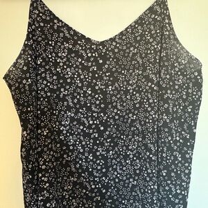 SO Black and White Floral Camisole